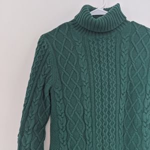 Emerald green Lands End Sweater